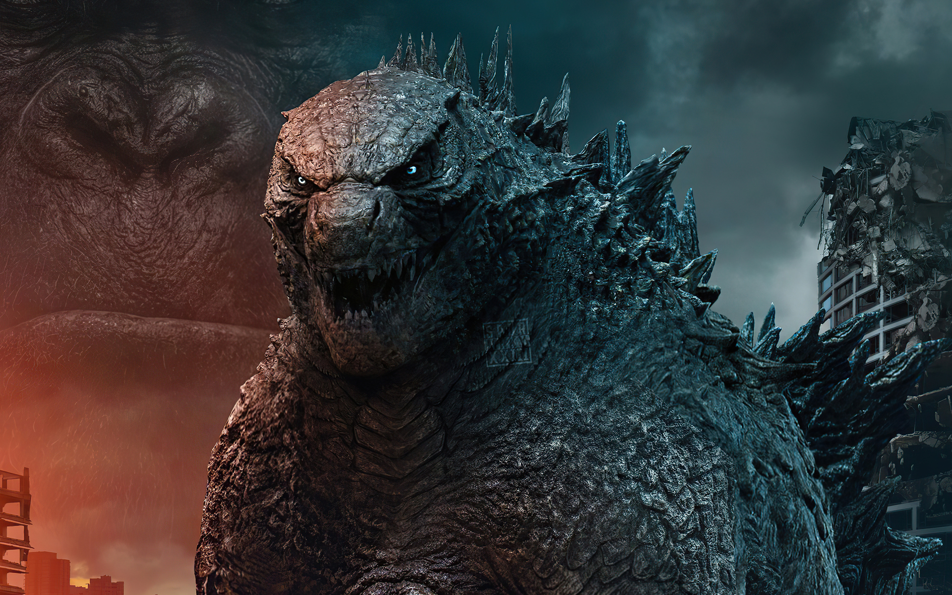 Godzilla And King Kong Wallpaper