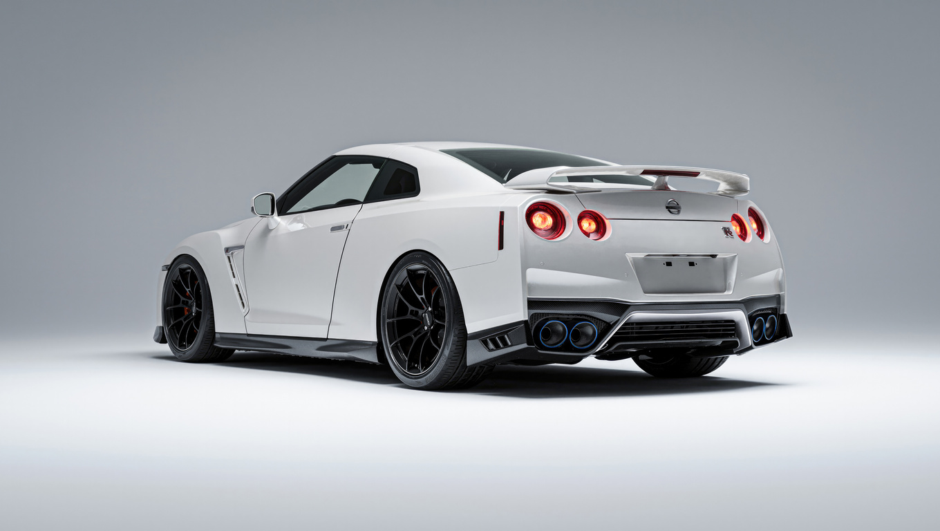 1360x768 Godzilla White Nissan Gtr Rear 5k Laptop HD ,HD 4k Wallpapers ...