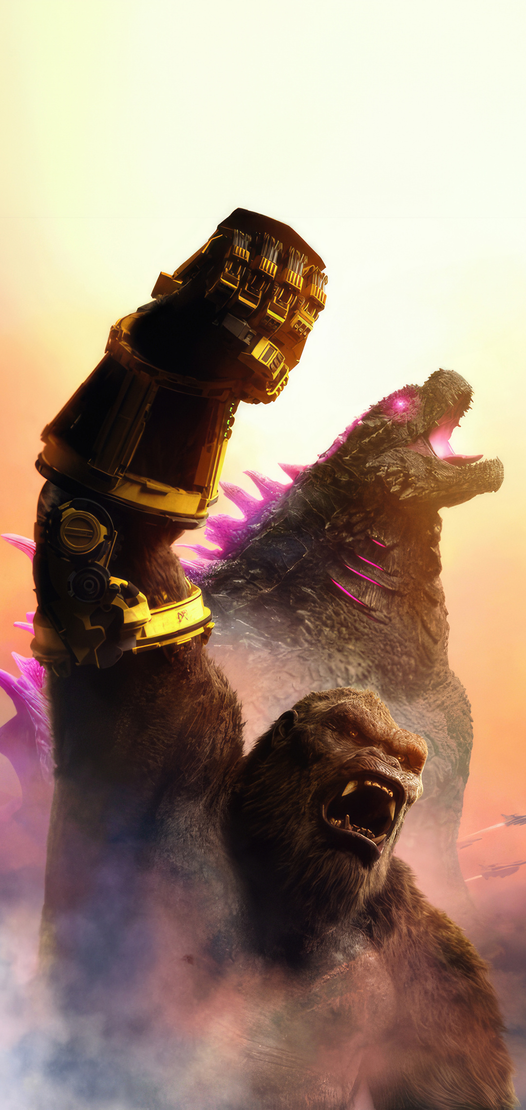 1080x2280 Godzilla X Kong He Ultimate Showdown One Plus 6,Huawei p20 ...