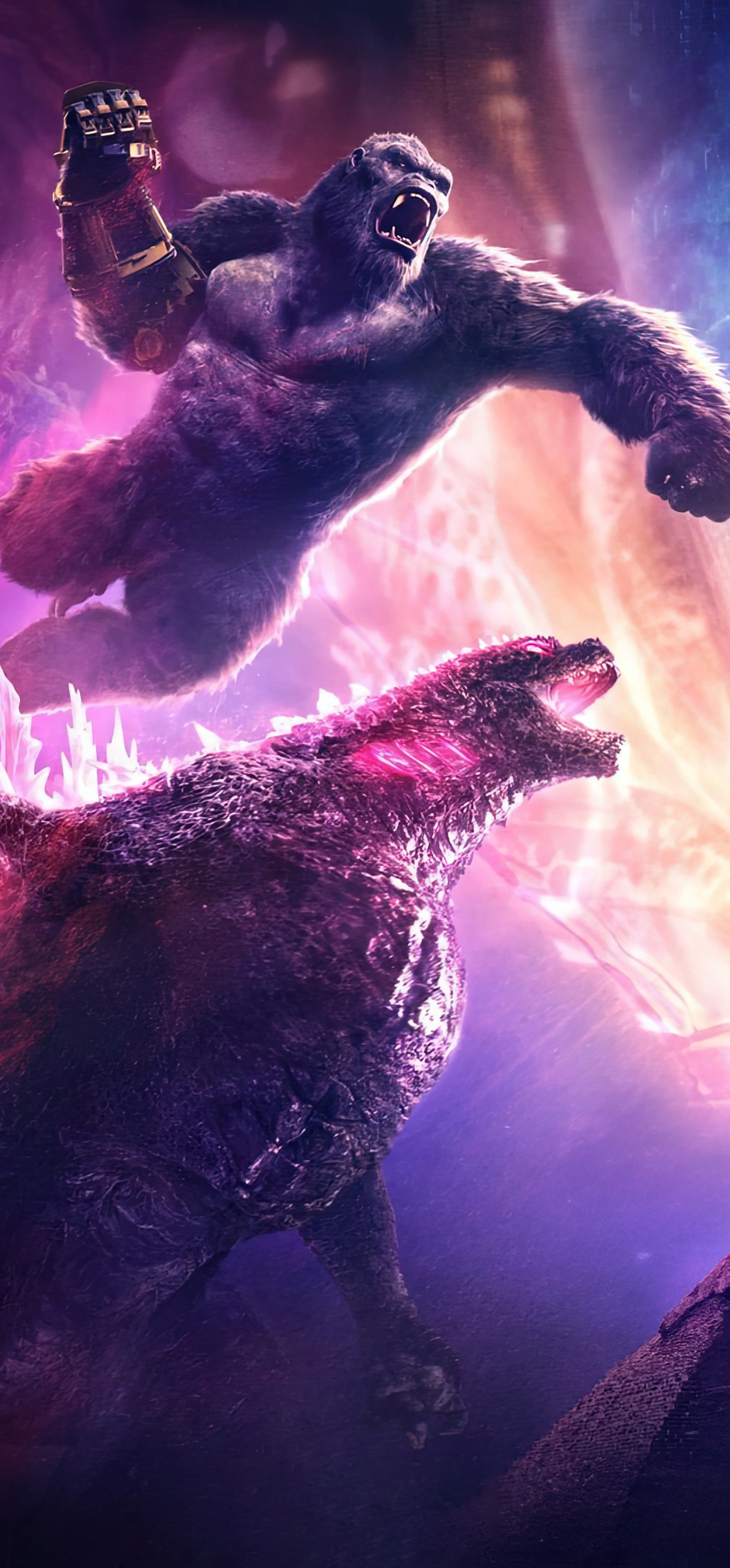 1242x2668 Godzilla X Kong The New Empire 5k Chinese Poster Iphone XS ...