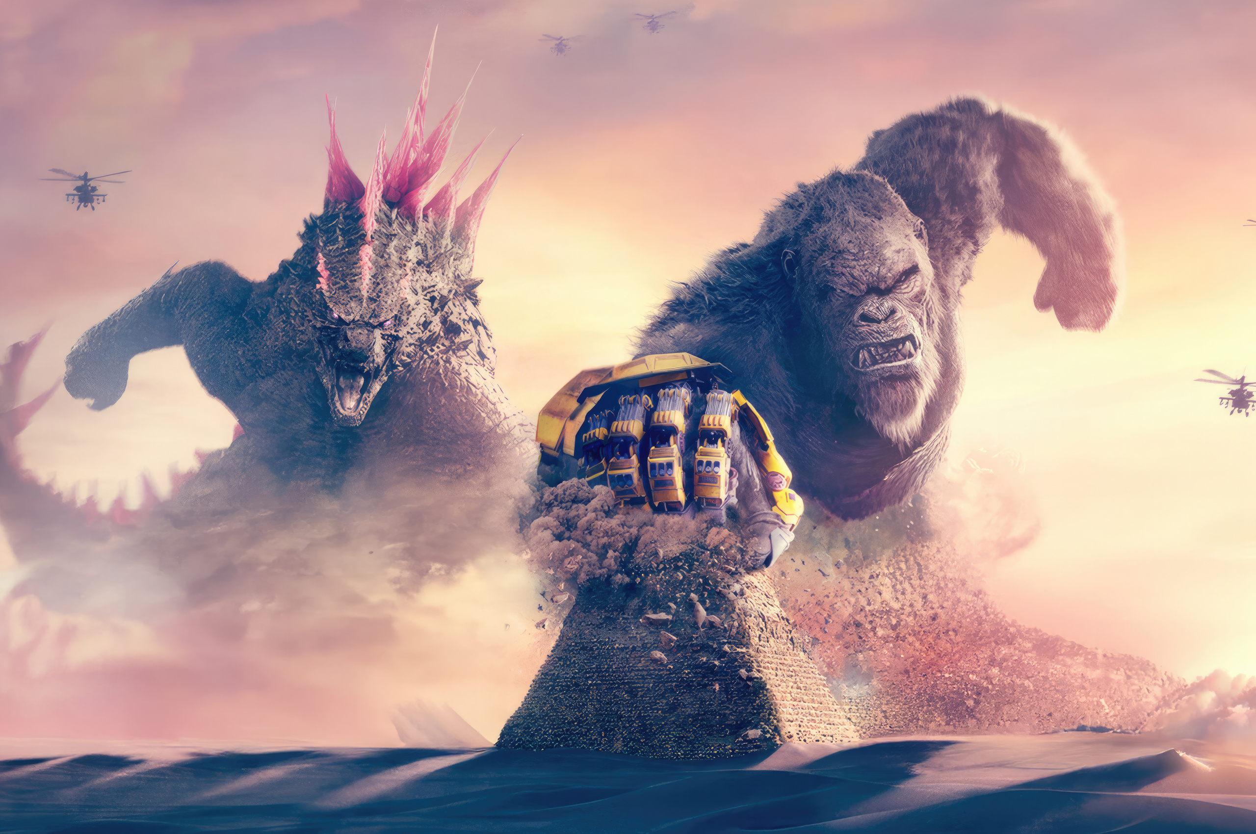 2560x1700 Godzilla X Kong The New Empire Imax Poster Chromebook Pixel ...