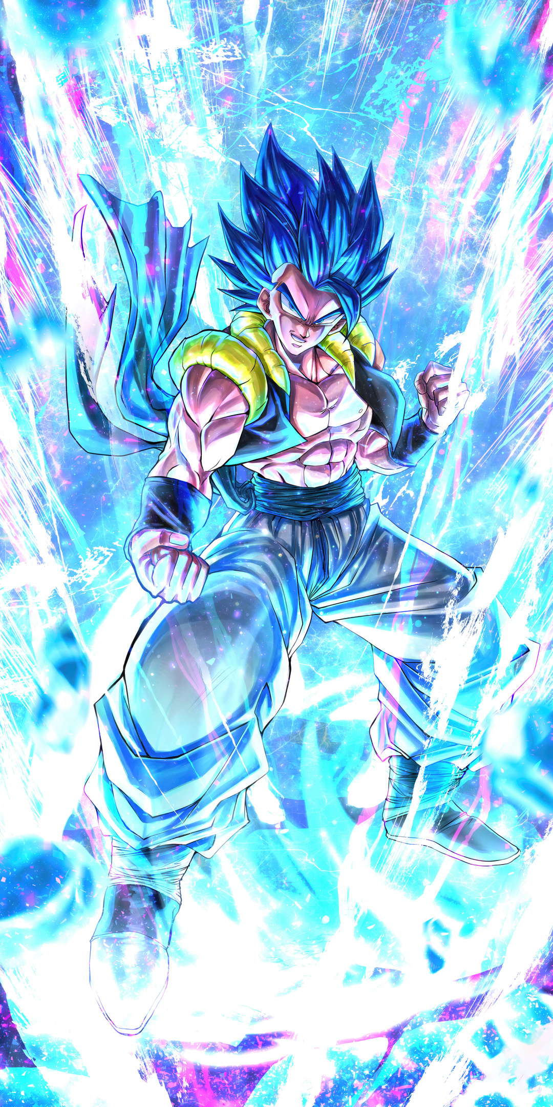 1080x2160 Gogeta Blue From The Movie Dragon Ball Super Broly One Plus ...