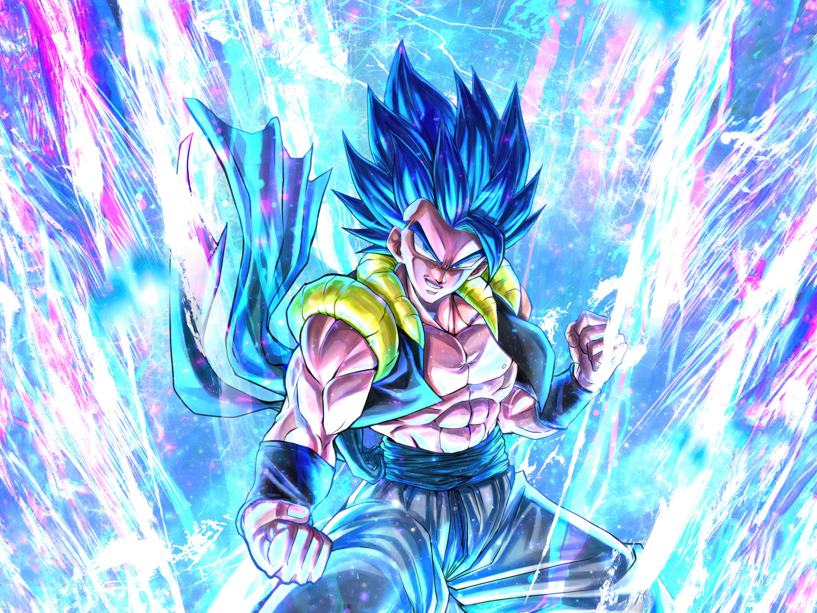 1600x1200 Gogeta Blue From The Movie Dragon Ball Super Broly Wallpaper ...