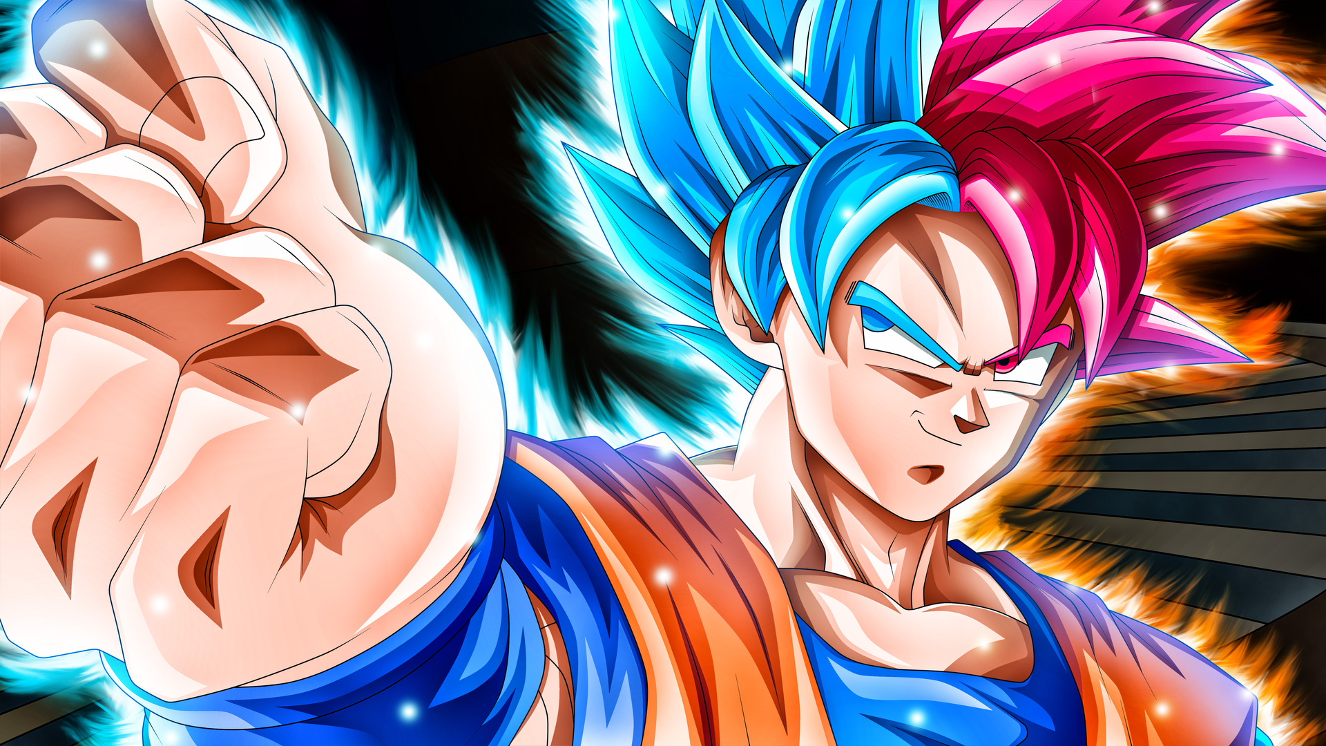 1920x1080 Resolution Cool Black Goku HD Dragon Ball Super 1080P