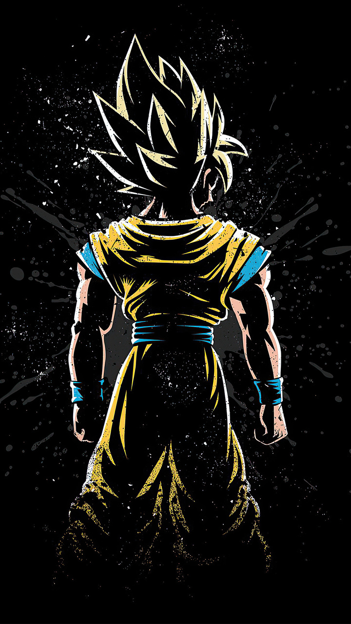720x1280 Goku Back Moto G,X Xperia Z1,Z3 Compact,Galaxy S3,Note II,Nexus HD  4k Wallpapers, Images, Backgrounds, Photos and Pictures