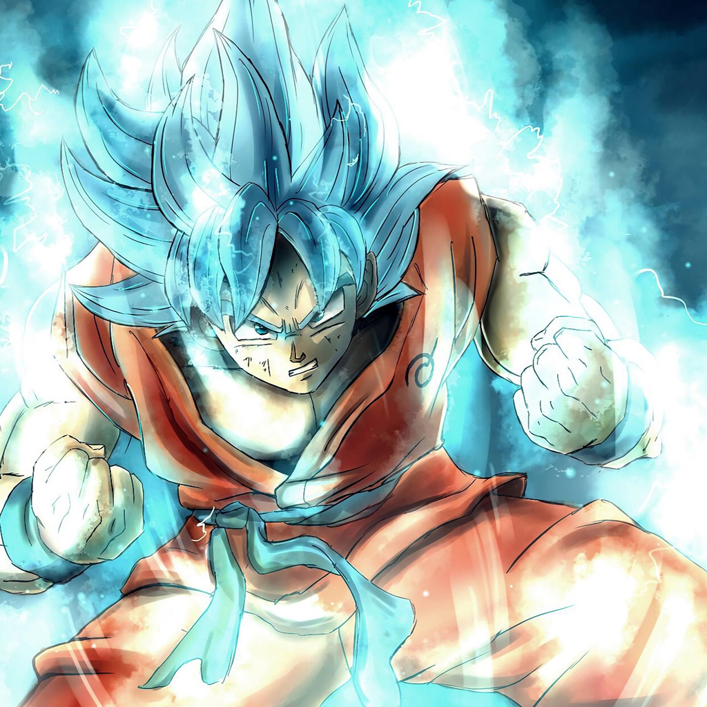 1024x1024 Goku Dragon Ball Super 4k 2018 1024x1024 Resolution Hd 4k Wallpapers Images 1110