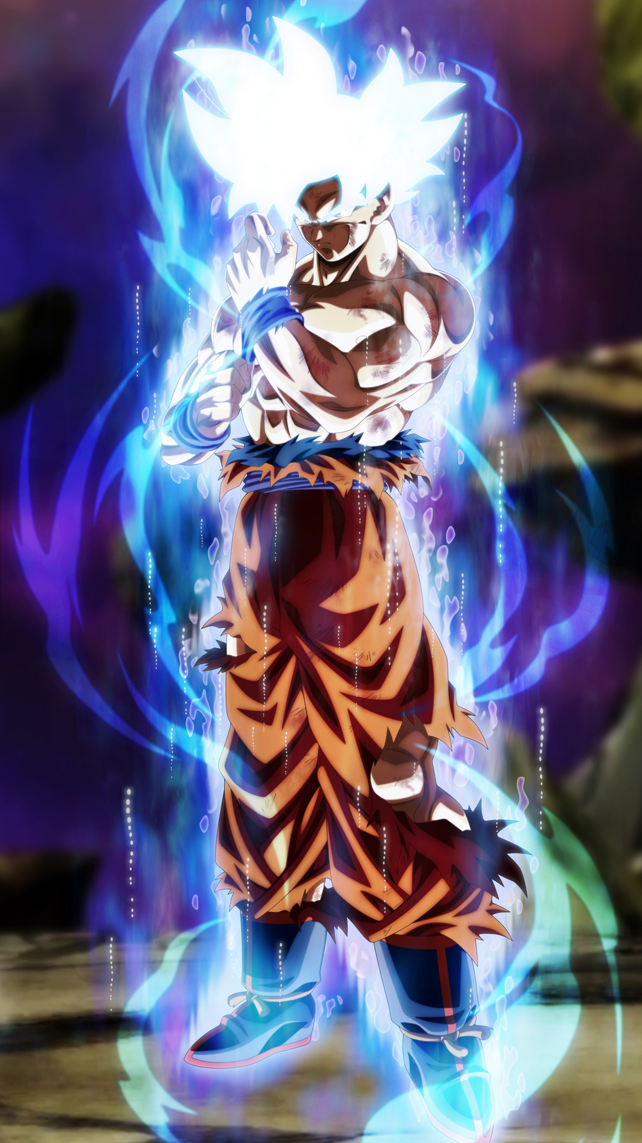 2160x3840 Goku Super Saiyan Blue Kaioken 5k Sony Xperia X,XZ,Z5