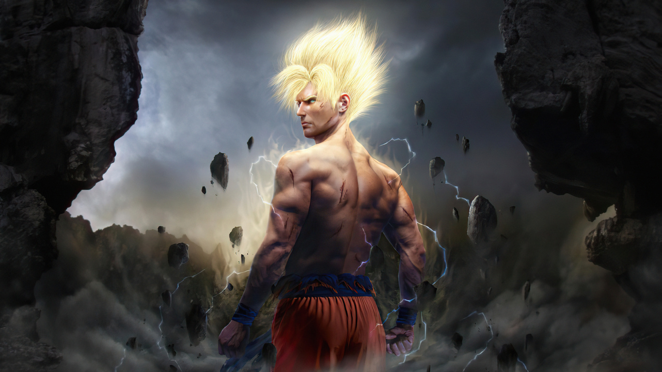 Dragon Ball Z 3D wallpaper, Dragon Ball, Dragon Ball Z, Goku, HD