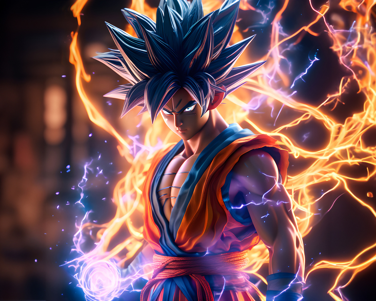 1280x1024 Goku In His Mastered Ultra Instinct Wallpaper,1280x1024 ...