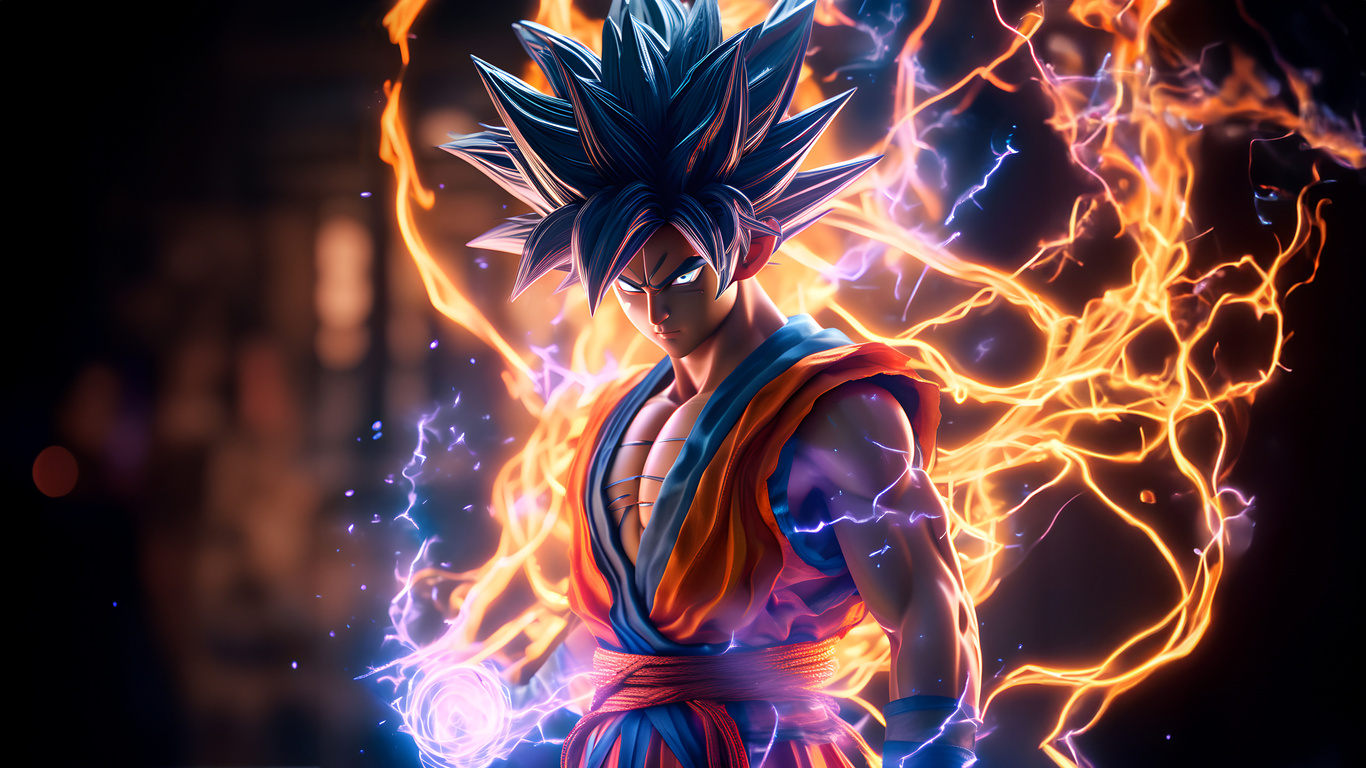 1366x768 Goku In His Mastered Ultra Instinct Laptop HD ,HD 4k ...