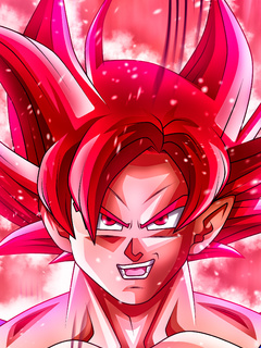 240x320 Goku Super Saiyan God 5k Nokia 230, Nokia 215, Samsung Xcover 550,  LG G350 Android HD 4k Wallpapers, Images, Backgrounds, Photos and Pictures