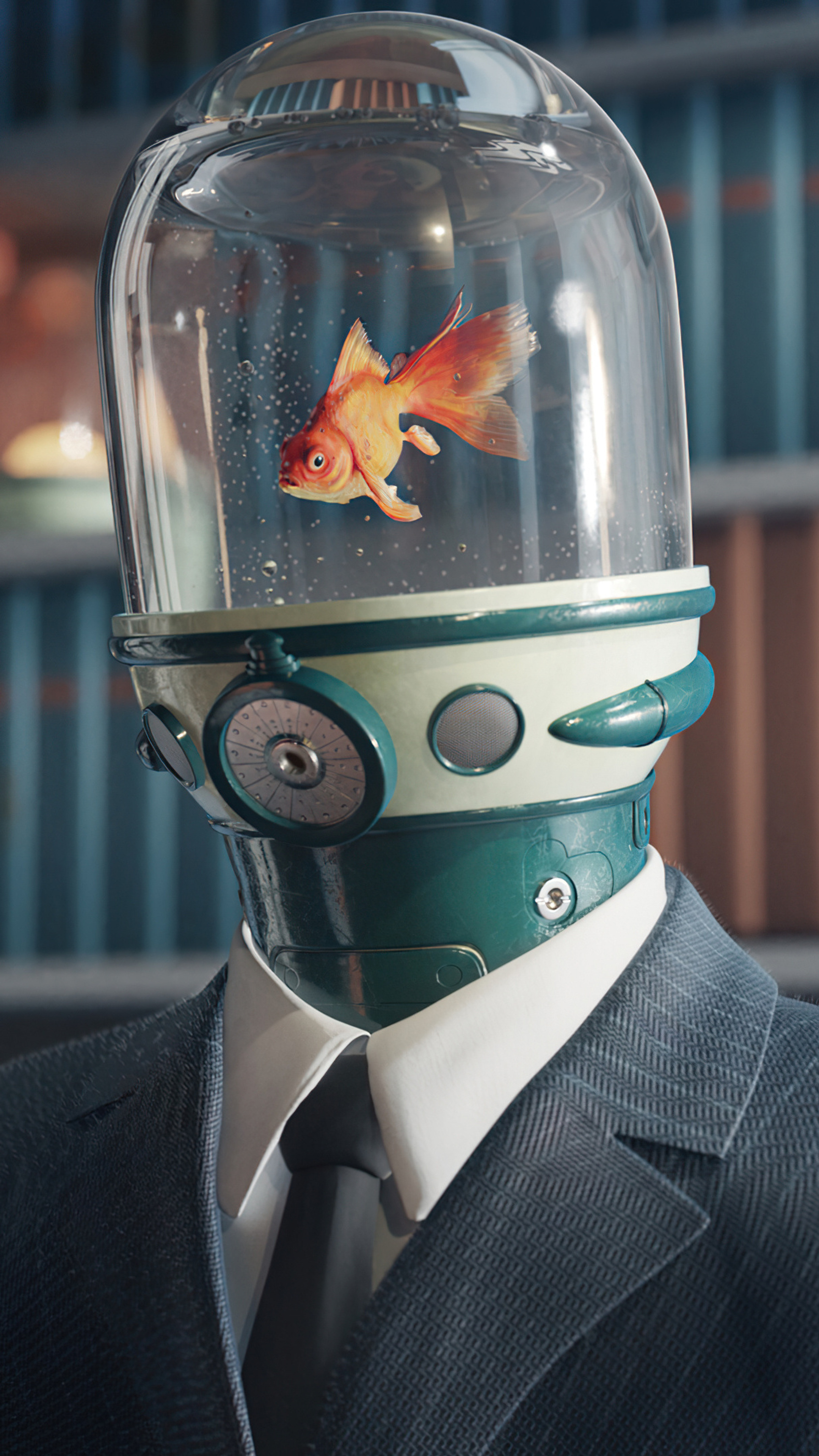 2160x3840 Goldfish Carmichael The Umbrella Academy Sony