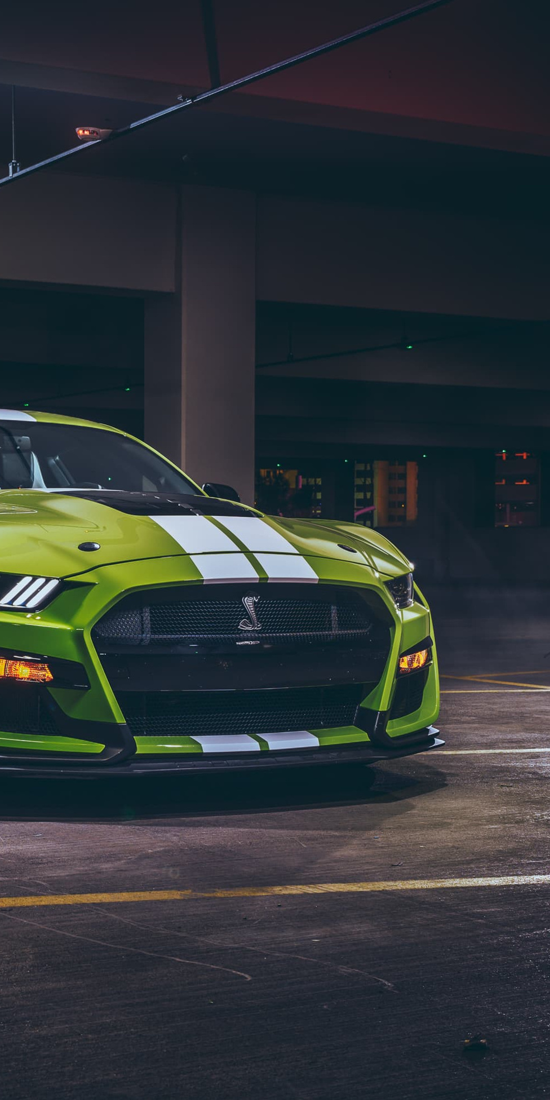 1080x2160 Green Ford Mustang Shelby GT500 One Plus 5T,Honor 7x,Honor ...