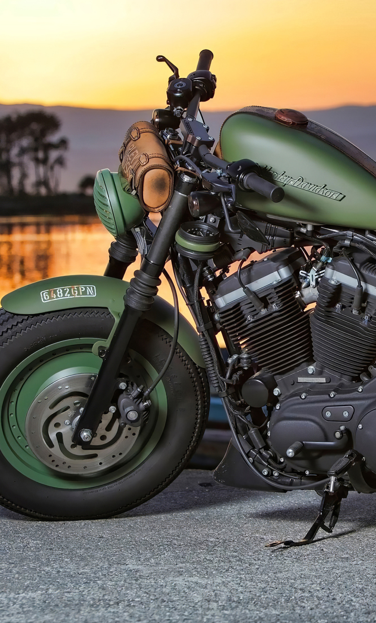 1280x2120 Green Harley Davidson 4k iPhone 6+ HD 4k Wallpapers, Images,  Backgrounds, Photos and Pictures