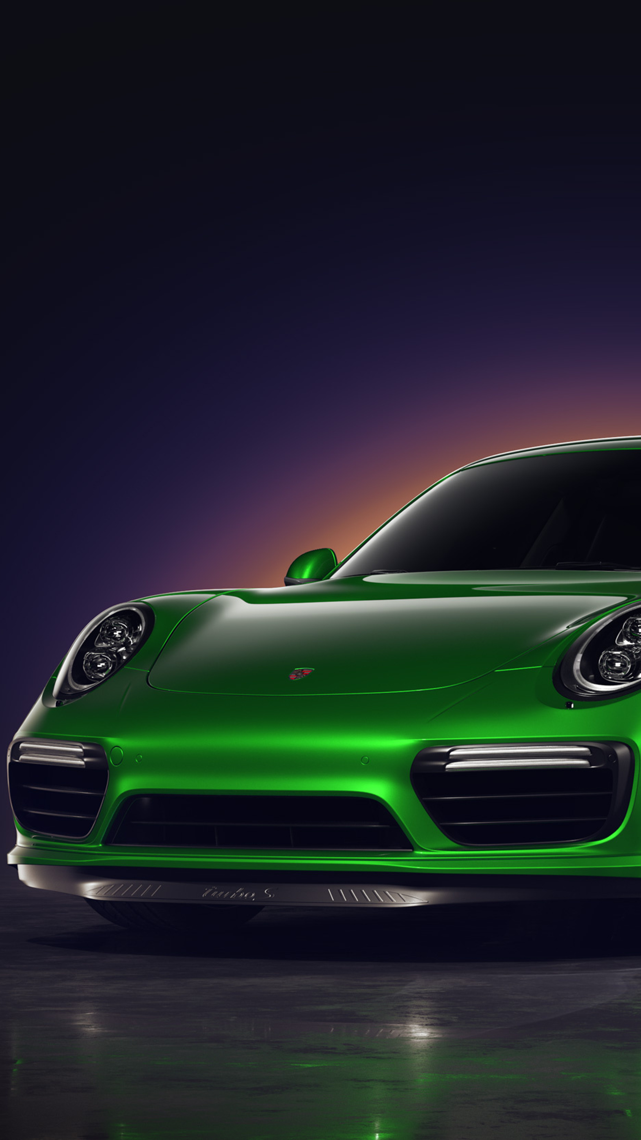 2160x3840 Green Porsche Sony Xperia X,XZ,Z5 Premium ,HD 4k Wallpapers