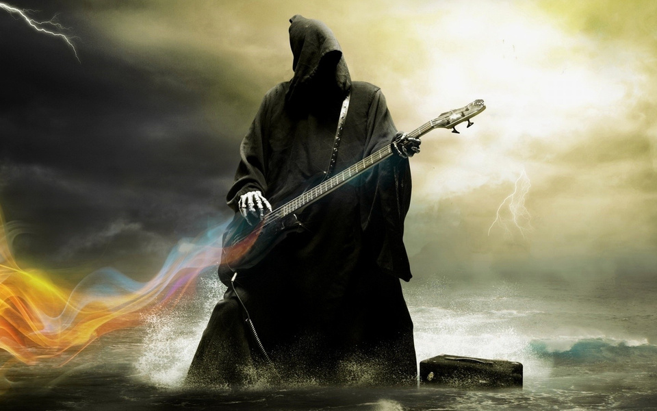 960x600 Grim Reaper Playing Guitar 960x600 Resolution HD 4k Wallpapers ...