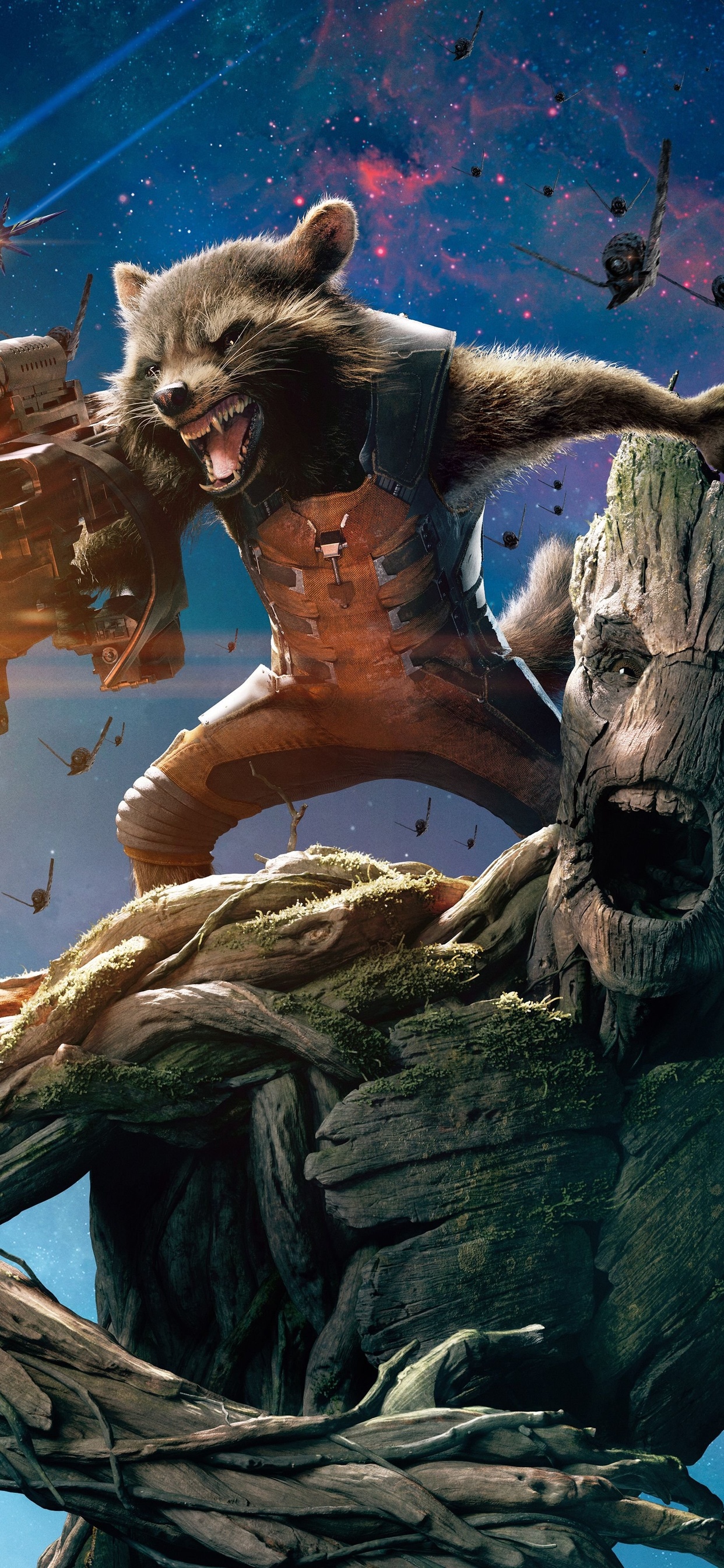 1242x2688 Groot And Rocket Raccoon Guardians Of The Galaxy Iphone XS MAX HD  4k Wallpapers, Images, Backgrounds, Photos and Pictures