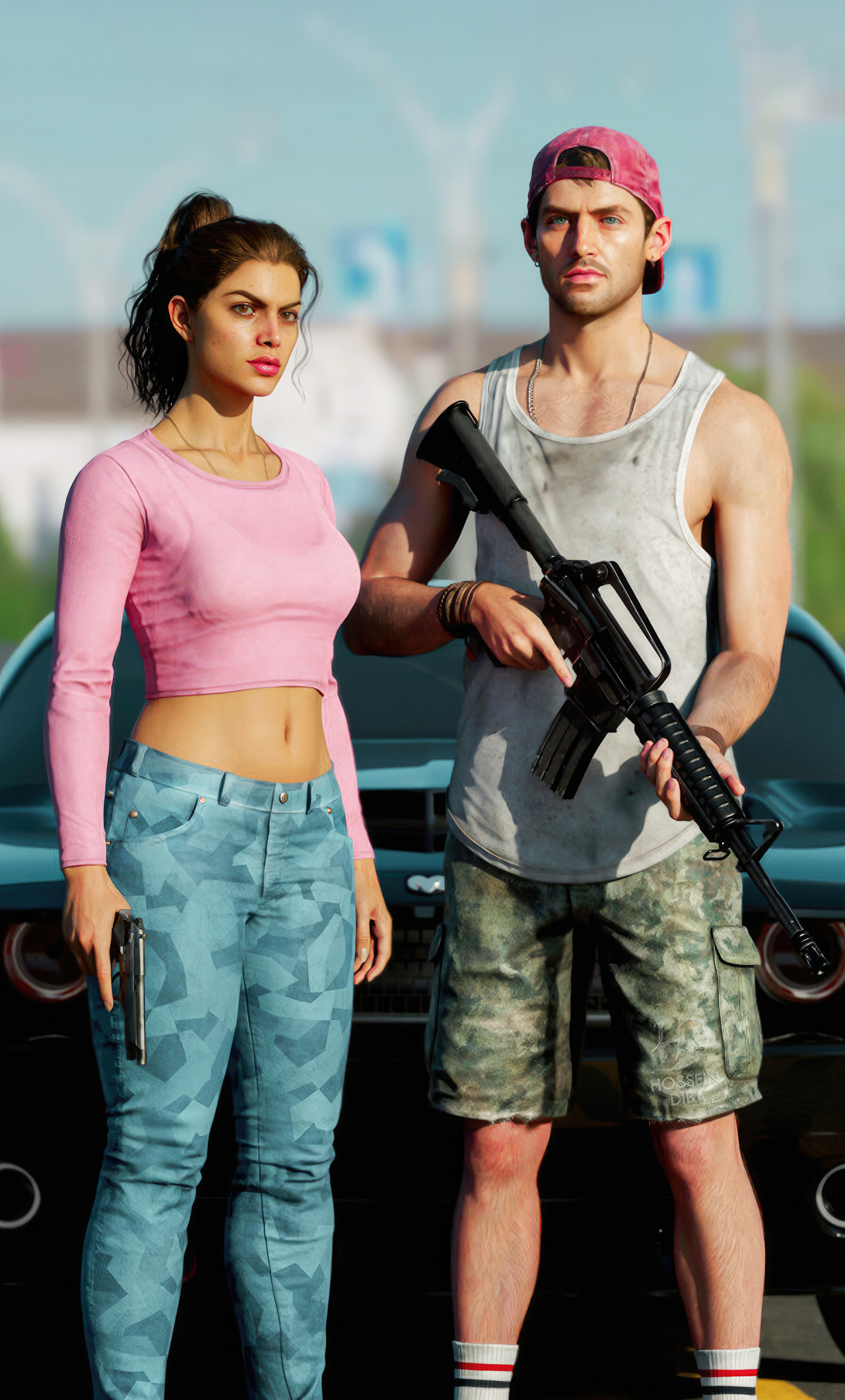 1280x2120 Gta 6 Jason And Lucia 4k Iphone 6 Hd 4k Wallpapersimagesbackgroundsphotos And 9474