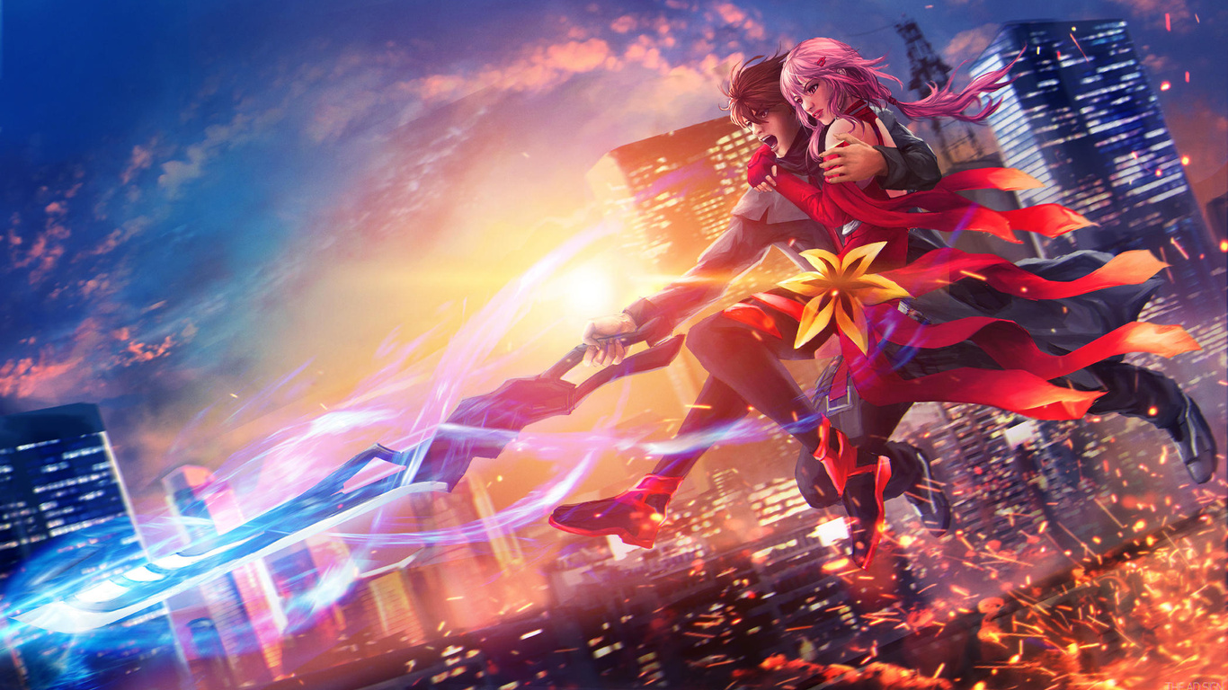 Guilty Crown 12 - 1366x768