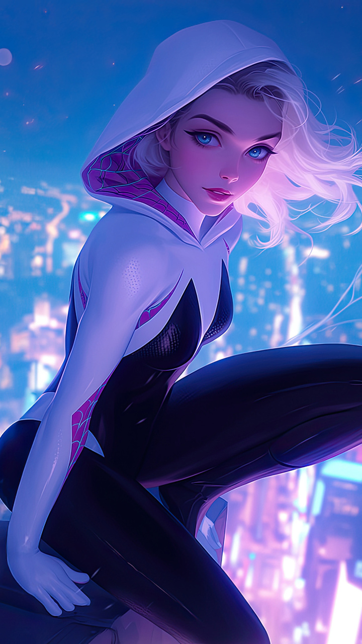 720x1280 Gwen Stacy Beyond The Spider Verse Moto G,X Xperia Z1,Z3 ...