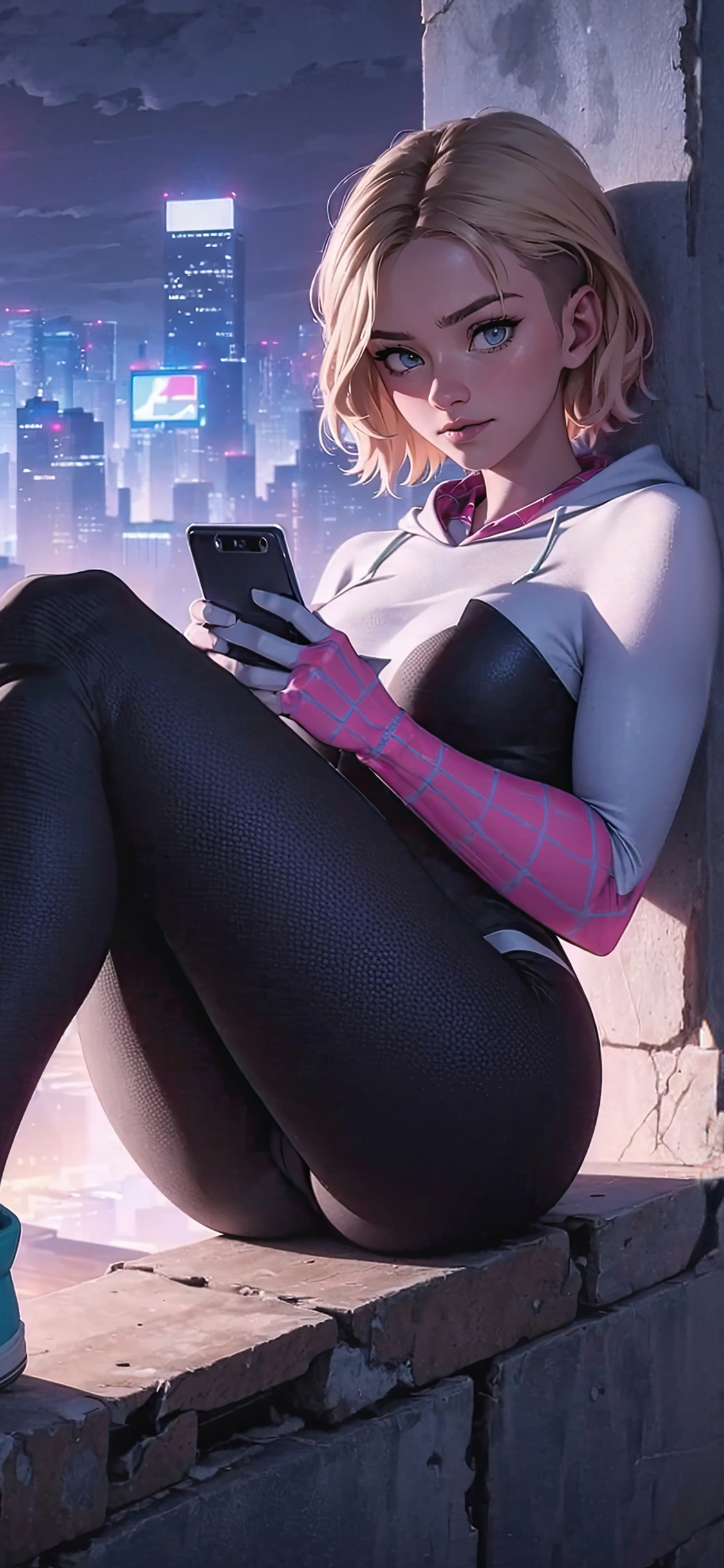 1125x2436 Gwen Stacy Bonds That Shape Us Iphone XS,Iphone 10,Iphone X ...