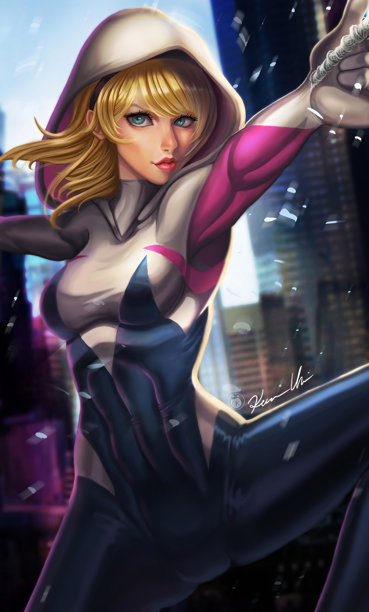 1280x2120 Gwen Stacy Cute 4k iPhone 6+ ,HD 4k Wallpapers,Images ...