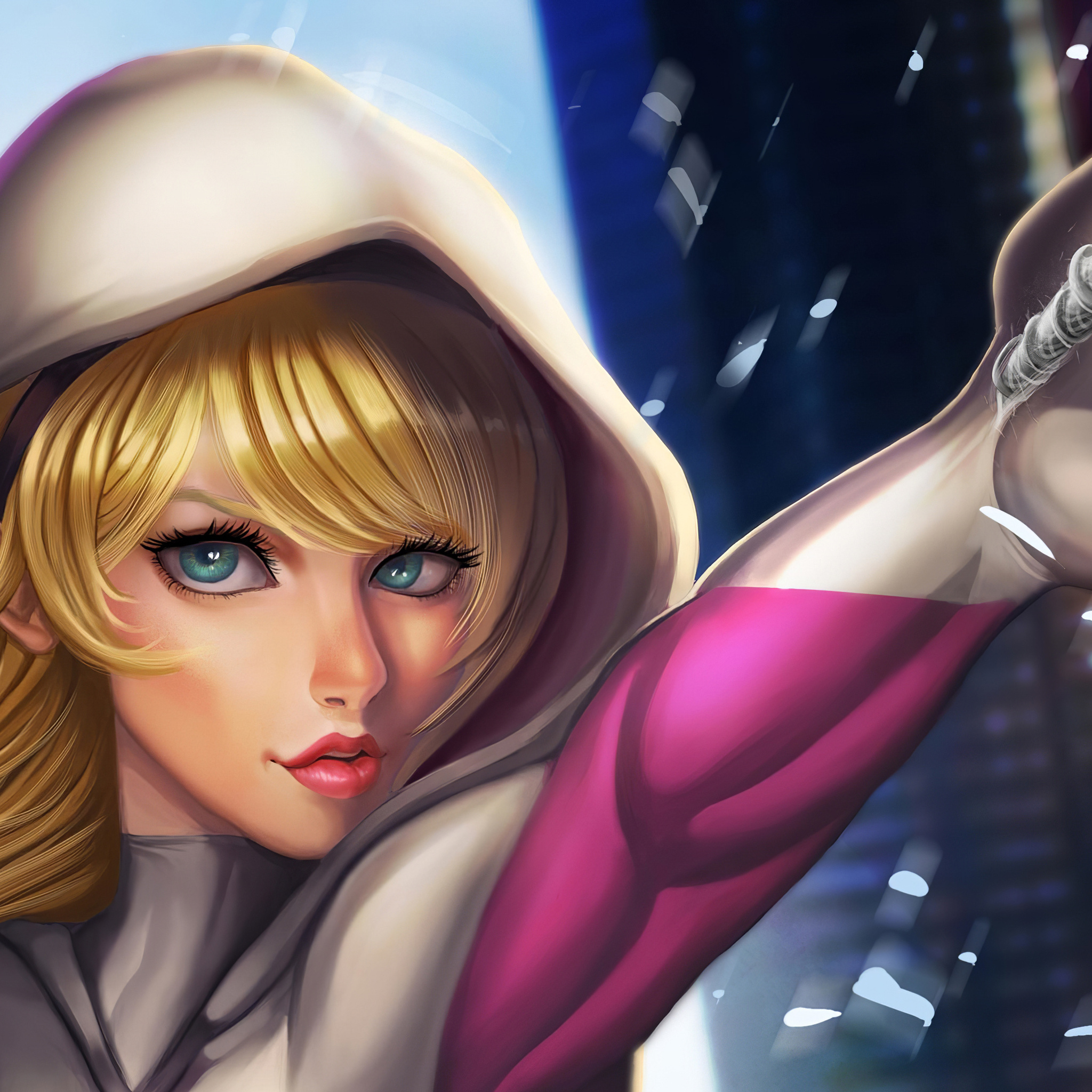 2048x2048 Gwen Stacy Cute 4k Ipad Air ,HD 4k Wallpapers,Images ...