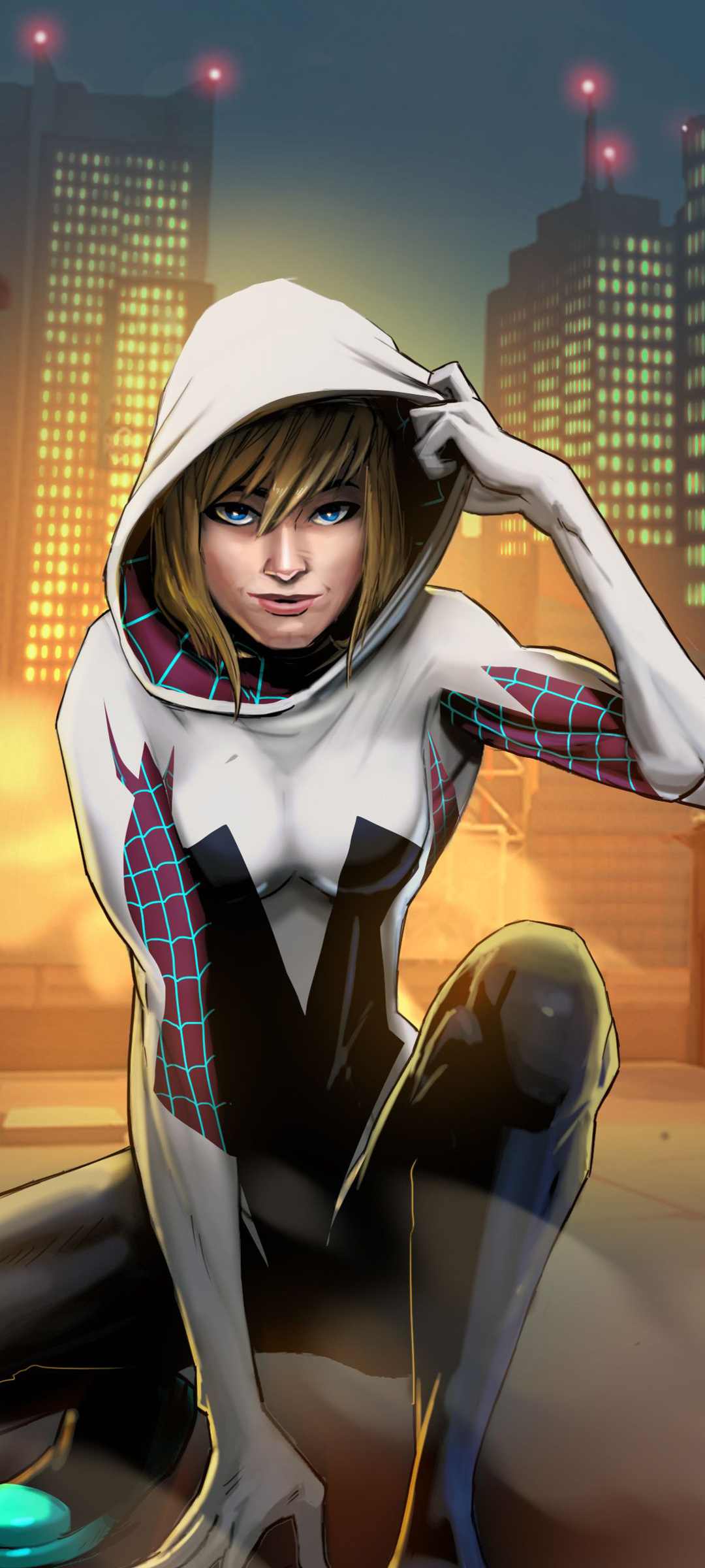 1080x2400 Gwen Stacy Spider Girl Art Google Pixel 7 ,HD 4k Wallpapers ...