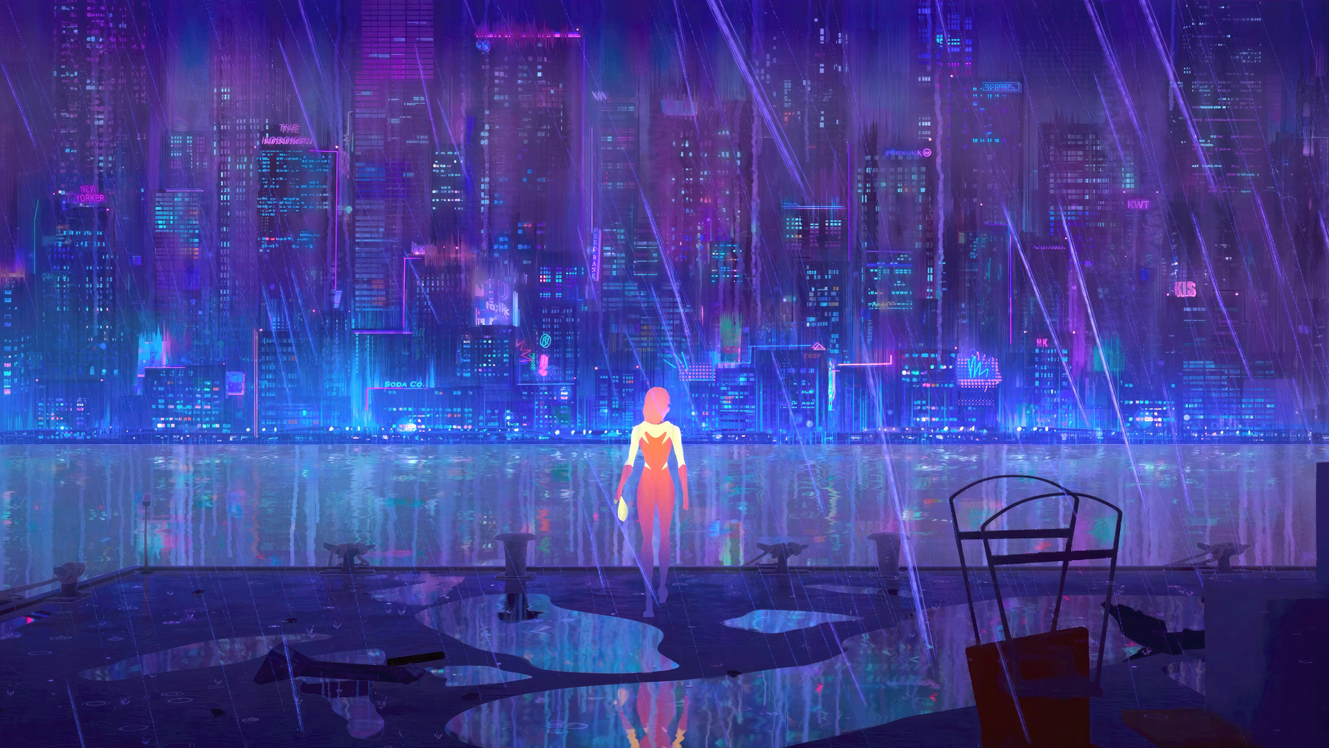 1920x1080 Gwen Stacy Spider Man Across The Spider Verse Laptop Full HD ...