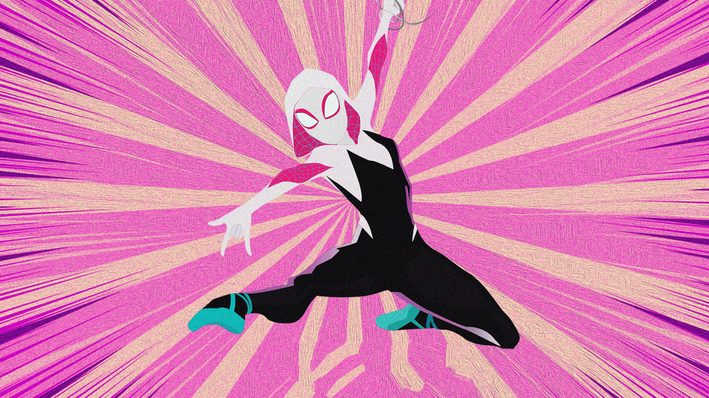 1024x576 Gwen Stacy Spider Man Into The Spider Verse Arts 1024x576 ...