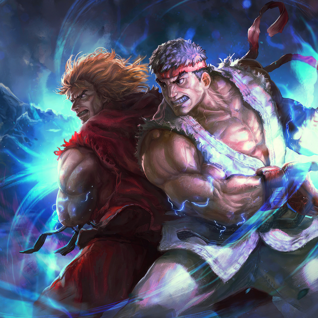 1024x1024 Hadouken Street Fighter Fan Art 1024x1024 Resolution HD 4k ...