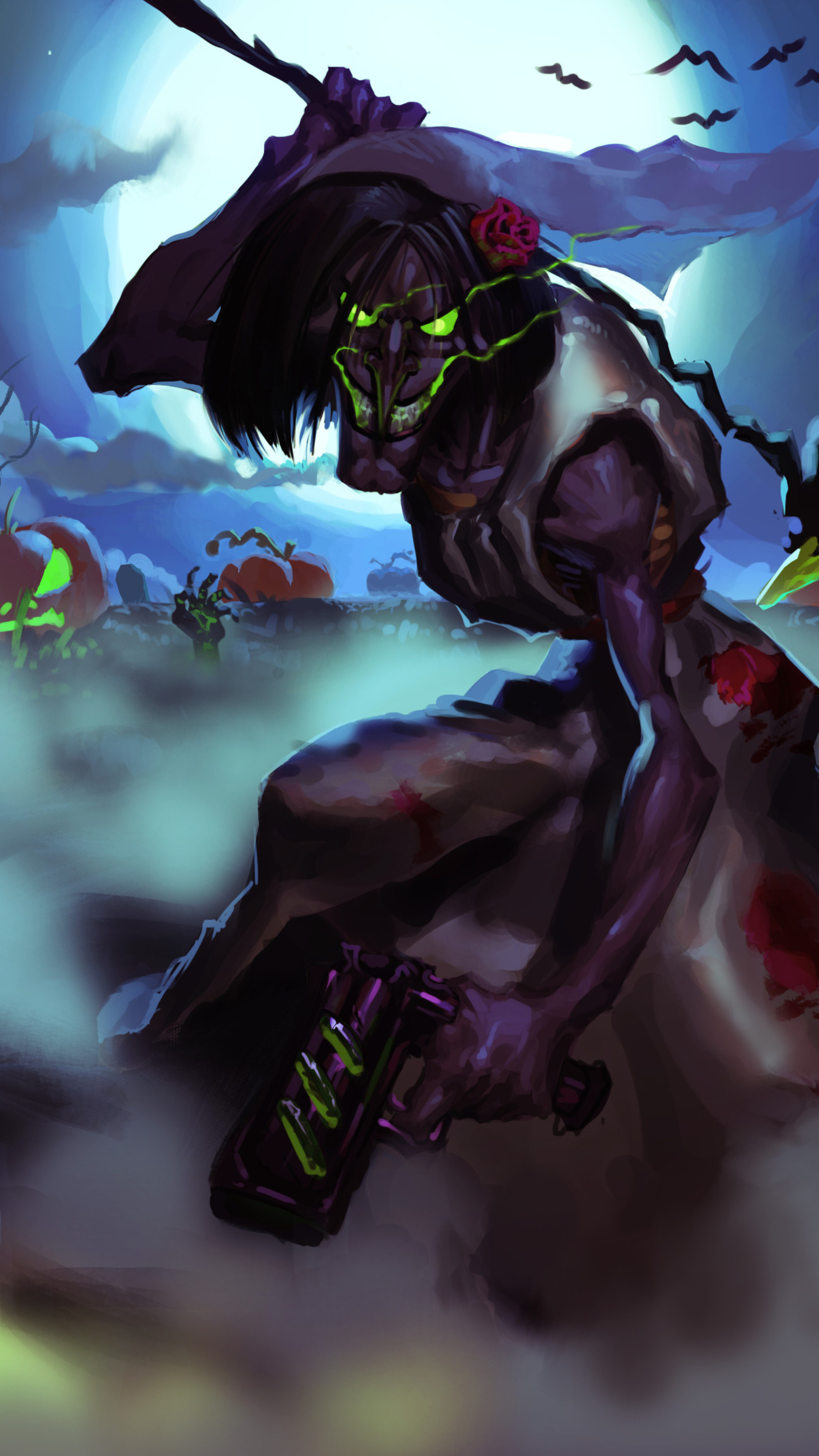 Halloween And Brawlhalla Wallpaper In 2160x3840 Resolution