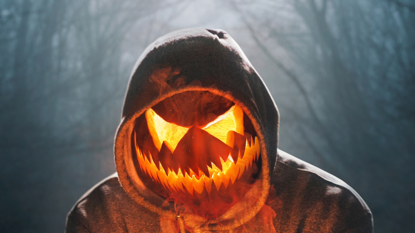 1366x768 Halloween Mask Boy Glowing 4k 1366x768 Resolution HD 4k Wallpapers,  Images, Backgrounds, Photos and Pictures