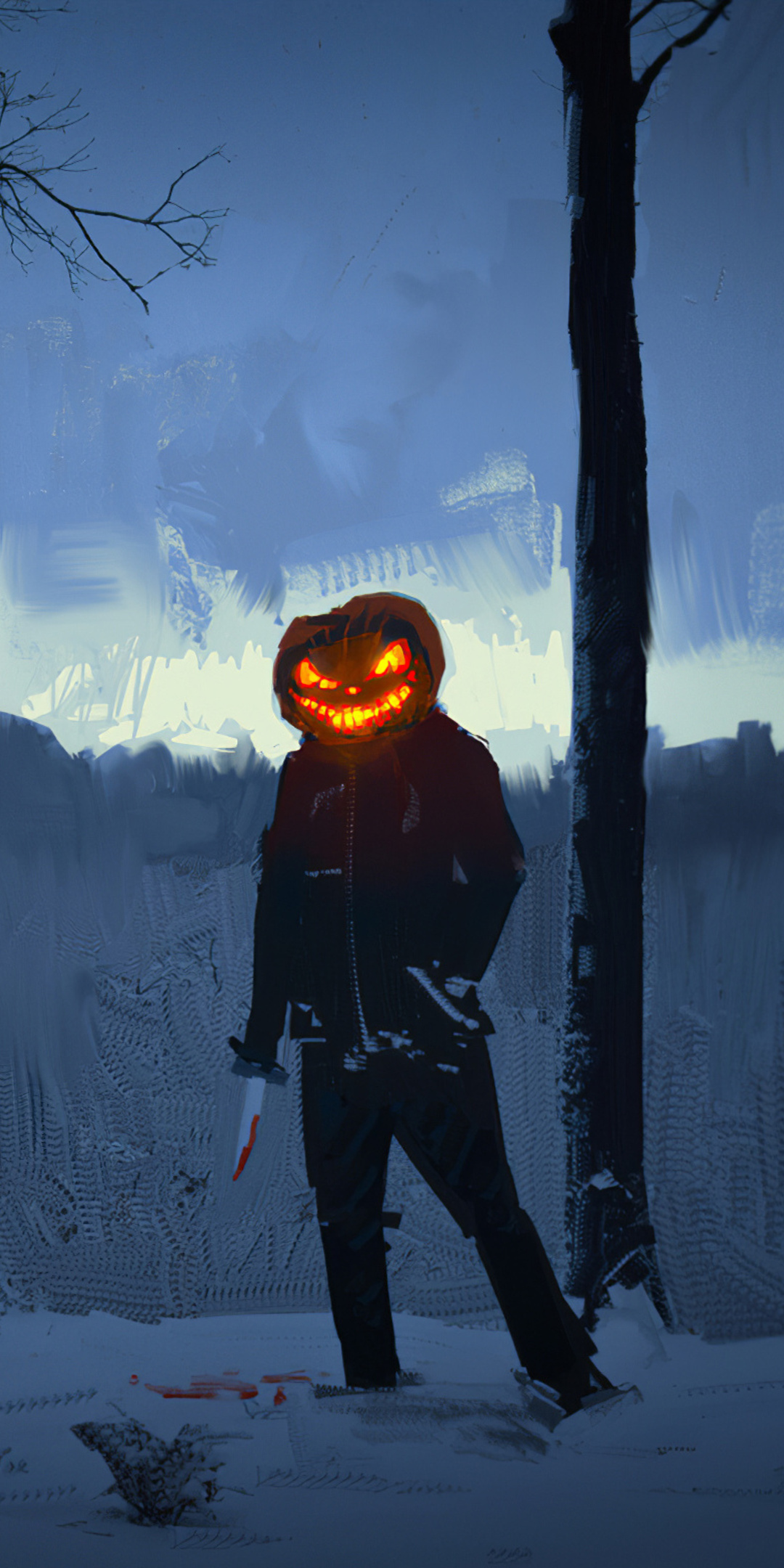 Halloween Mask Men Wallpaper In 1080x2160 Resolution