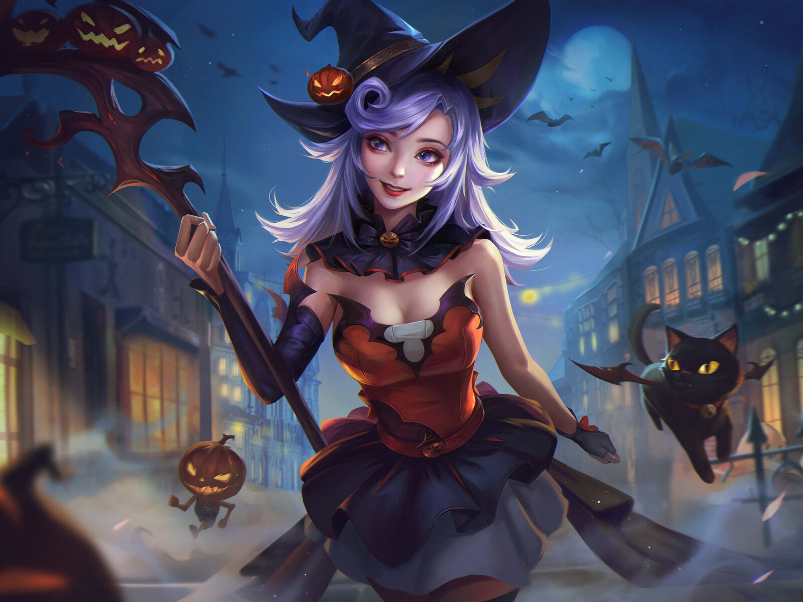 Happy Halloween Witch 2020 Wallpaper In 1600x1200 Resolution