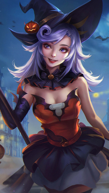 Happy Halloween Witch 2020 Wallpaper In 360x640 Resolution