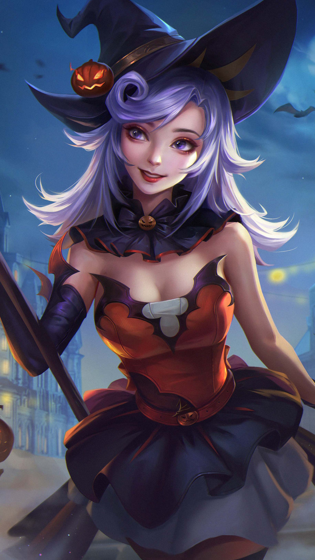 Happy Halloween Witch 2020 Wallpaper In 640x1136 Resolution