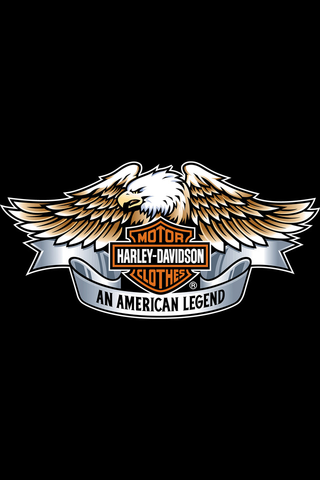 640x960 Harley Davidson Eagle Logo 4k iPhone 4, iPhone 4S HD 4k Wallpapers,  Images, Backgrounds, Photos and Pictures
