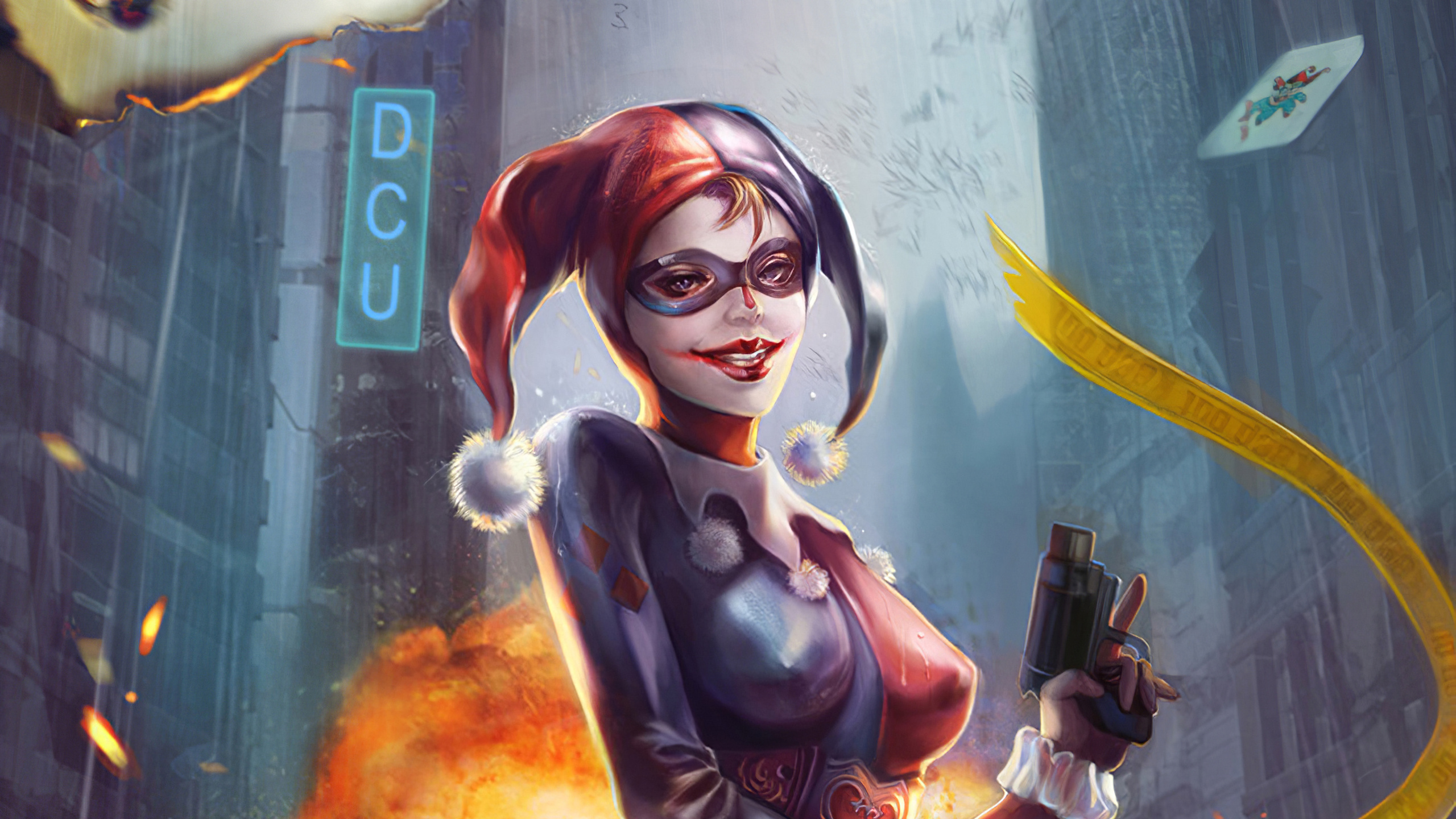 2560x1440 Harley In City 1440P Resolution HD 4k Wallpapers, Images ...