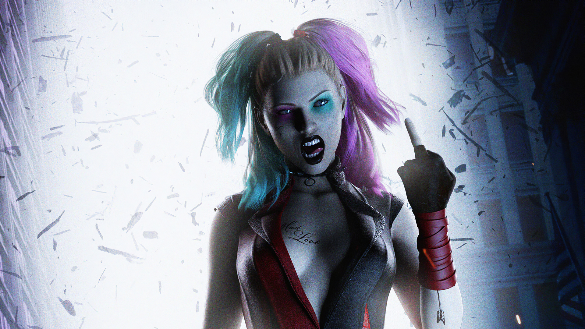 1920x1080 Harley Quinn Crazy Laptop Full HD 1080P HD 4k Wallpapers, Images,  Backgrounds, Photos and Pictures