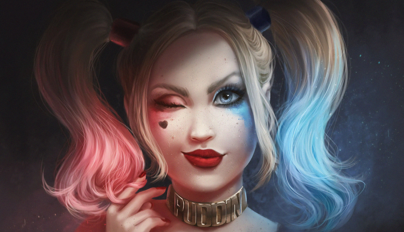 1336x768 Harley Quinn Eyes Laptop HD HD 4k Wallpapers, Images ...