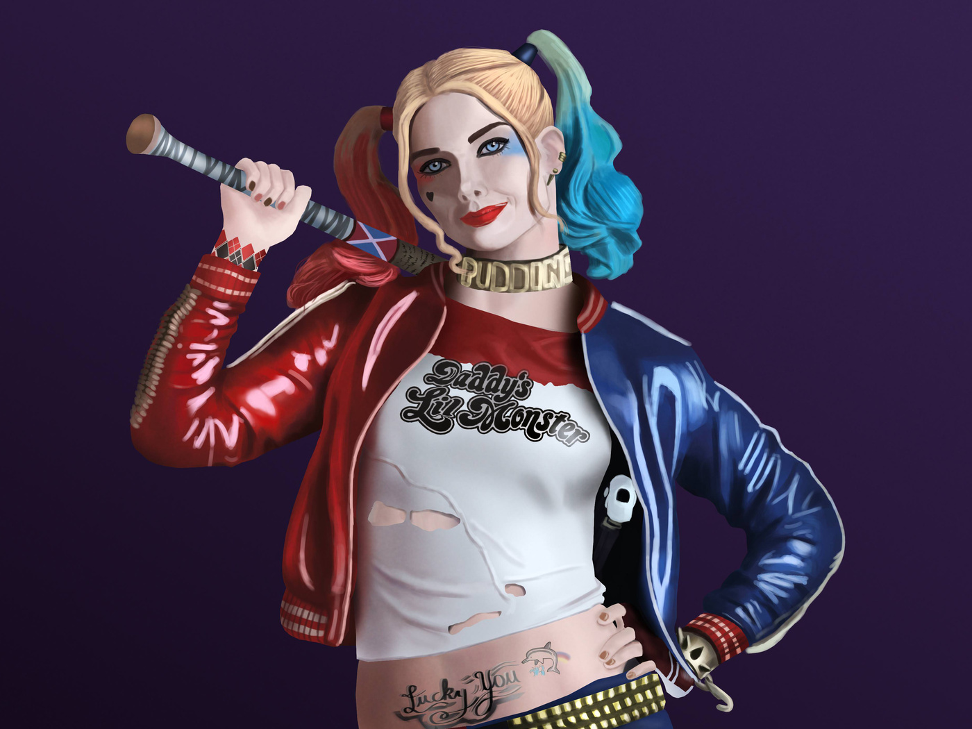 1400x1050 Harley Quinn Fan Art 5k 1400x1050 Resolution HD 4k Wallpapers ...