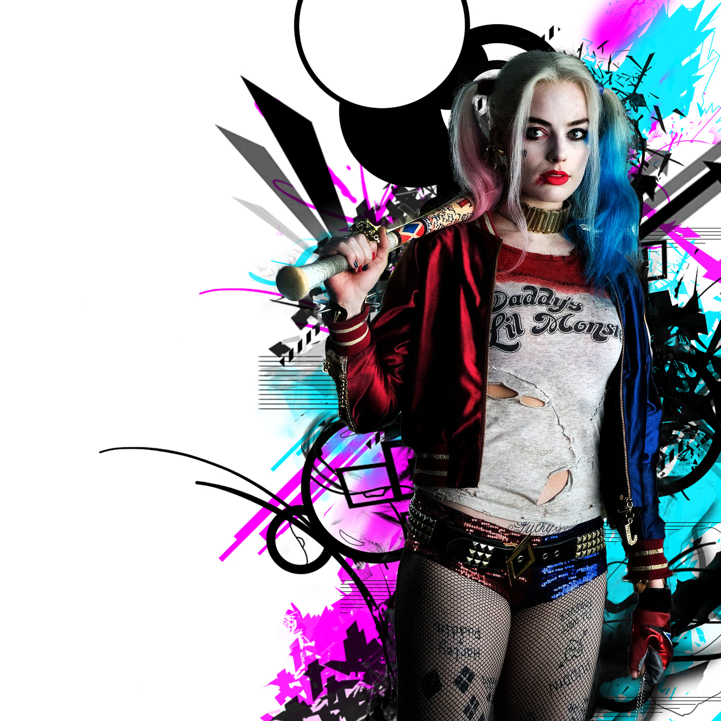 2932x2932 Harley Quinn Hd Ipad Pro Retina Display Hd 4k Wallpapersimagesbackgroundsphotos