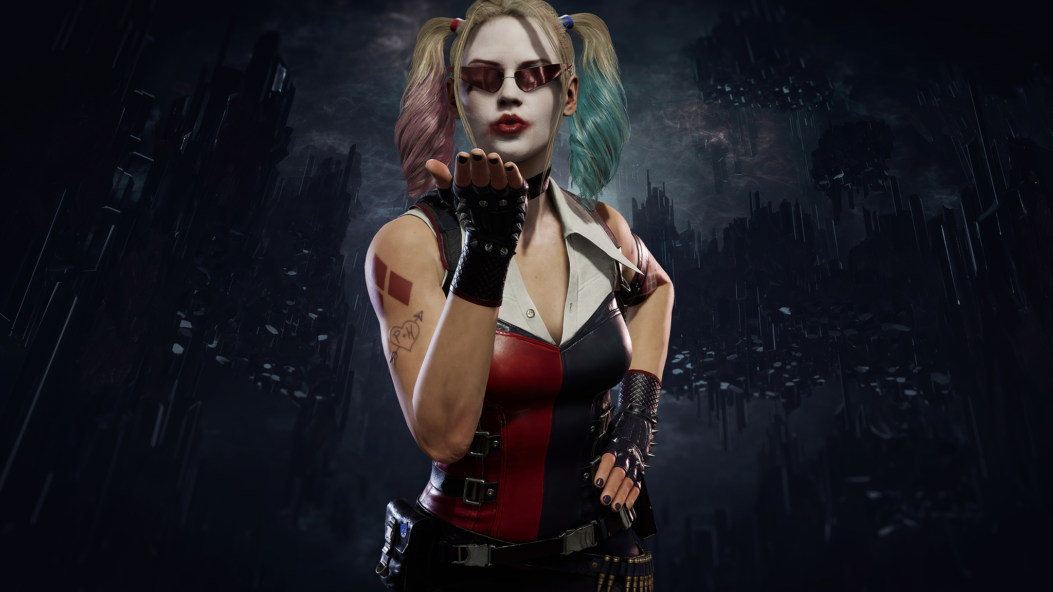 Harley Quinn Mortal Kombat 11 In 2048x1152 Resolution. harley-quinn-mortal-...