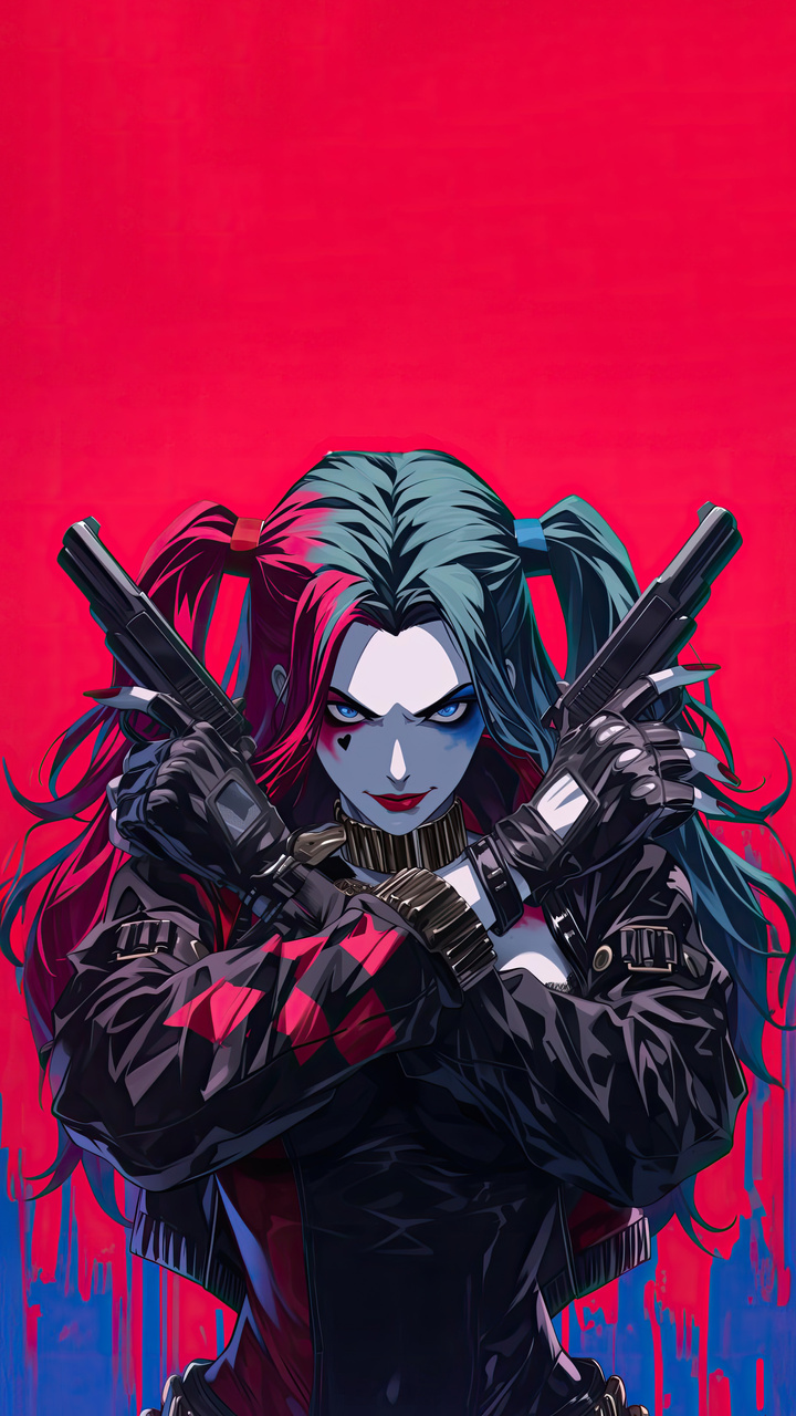 720x1280 Harley Quinn Rage Moto G,X Xperia Z1,Z3 Compact,Galaxy S3,Note ...