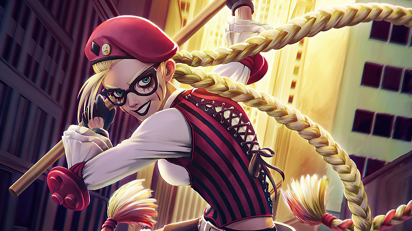 Harley Quinn Streets Of Gotham Wallpaper