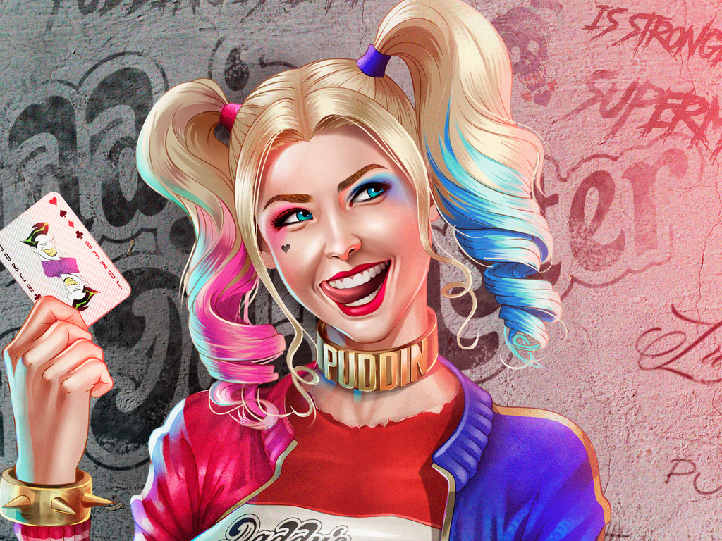 1024x768 Harley Quinn Stronger Than Superman 4k Wallpaper,1024x768 ...