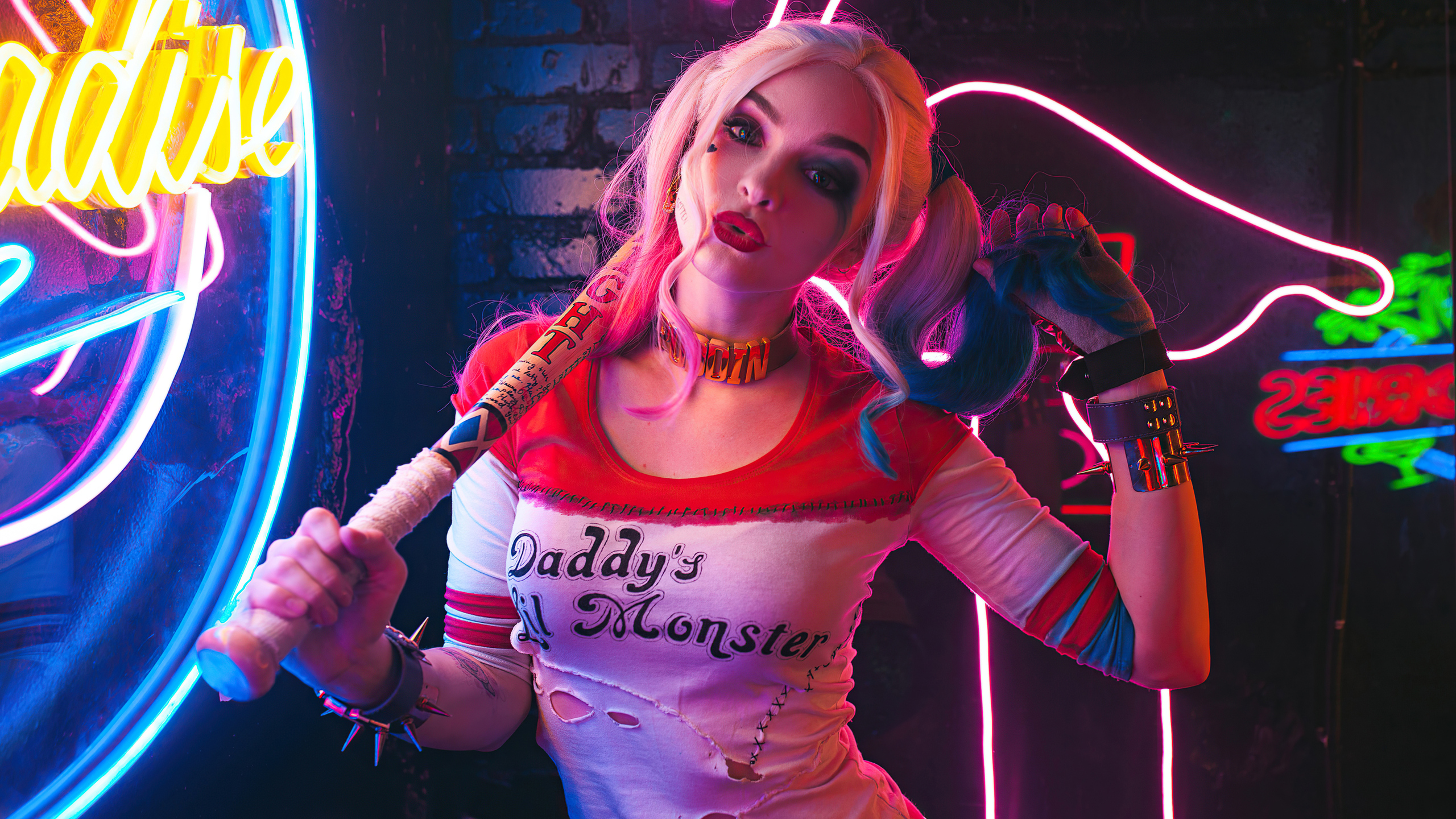 2560x1440 Harley Quinn Suicide Squad With Bat 4k 1440P Resolution HD 4k  Wallpapers, Images, Backgrounds, Photos and Pictures