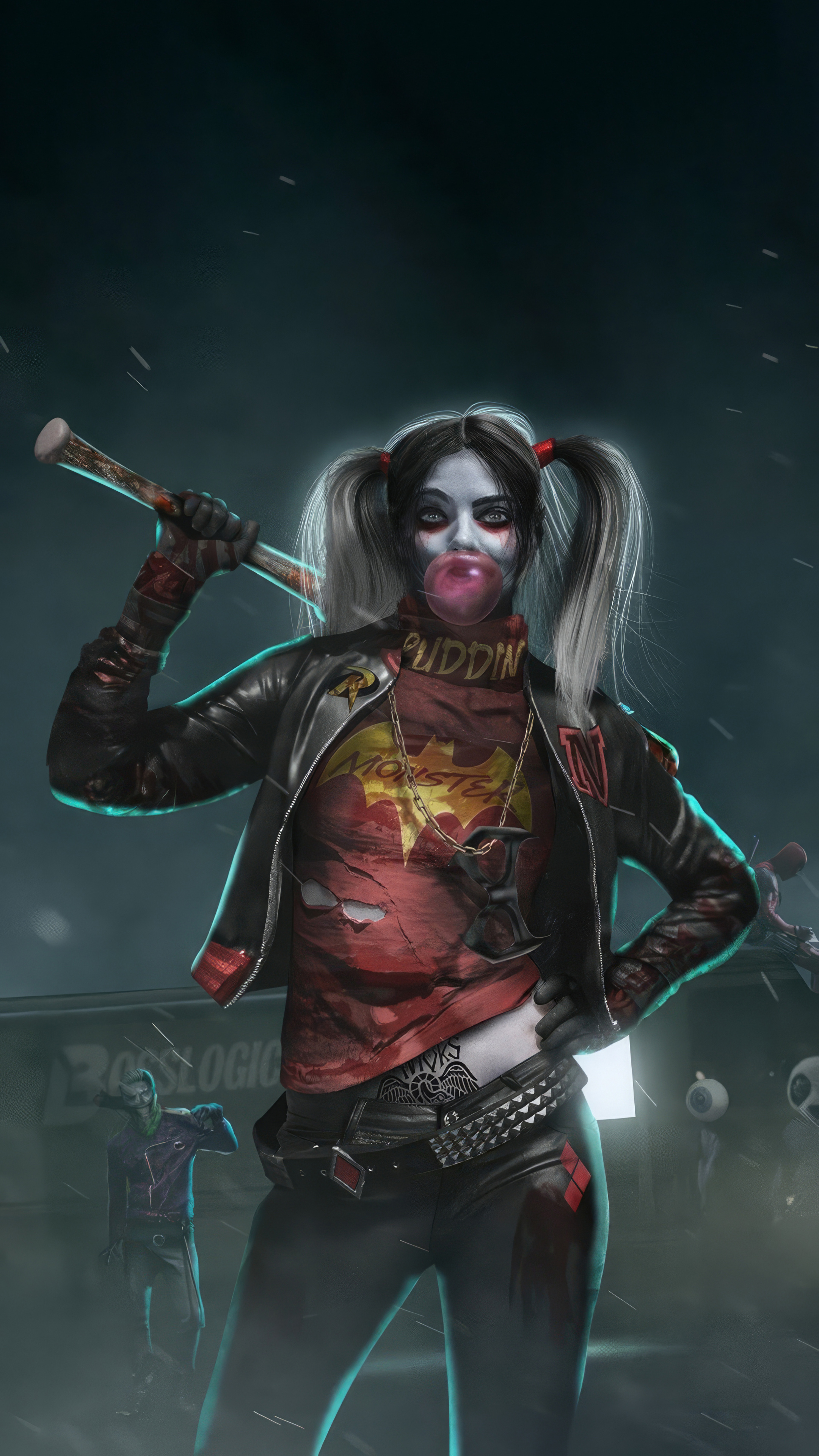 2160x3840 Harley Quinn The Queen Of Chaos Reign Sony Xperia Xxzz5 Premium Hd 4k Wallpapers 2679