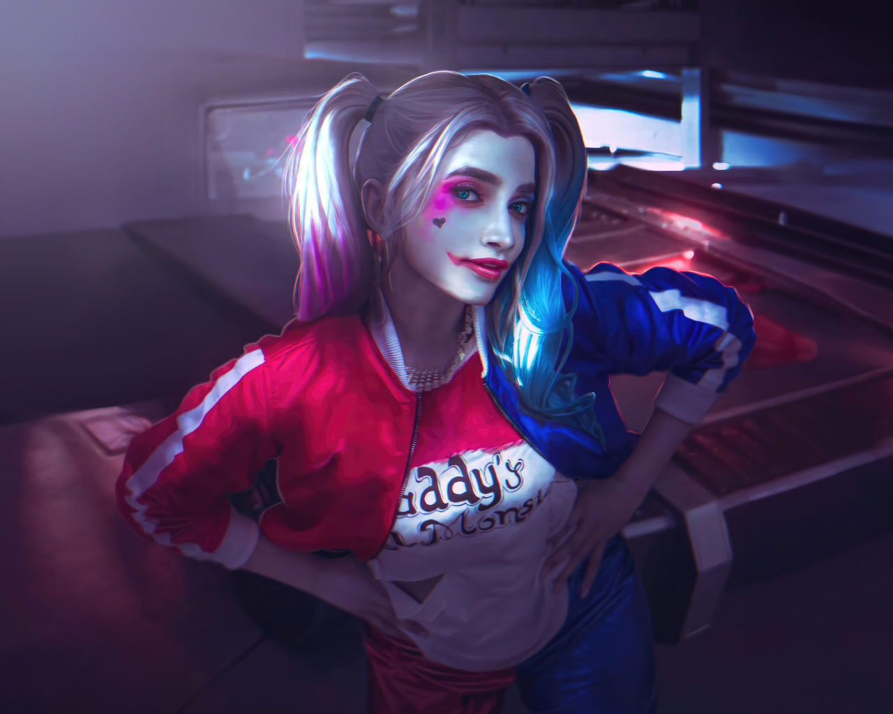 1280x1024 Harley Quinn Vibrant Persona Wallpaper,1280x1024 Resolution ...